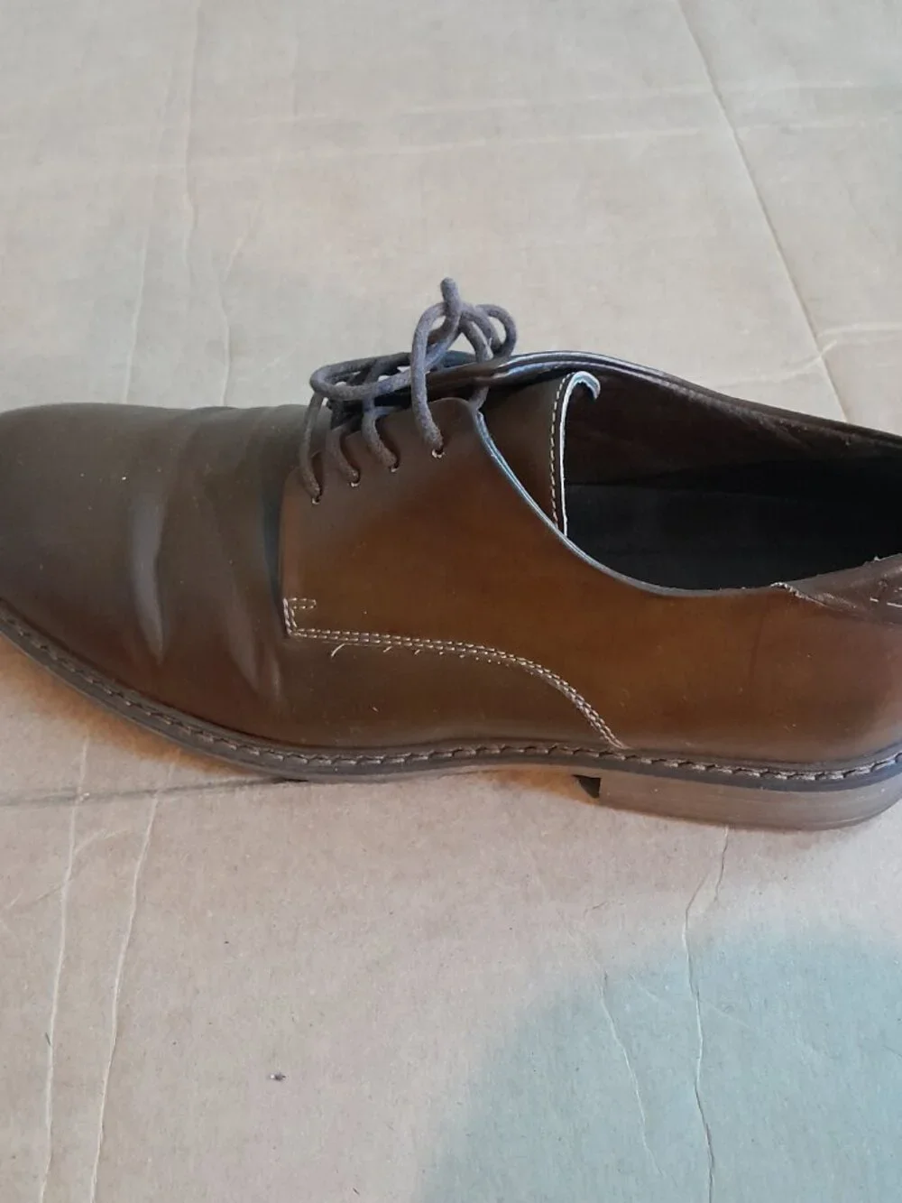 Izod Men's Cal Memory Foam Casual Lace Up Shoes Brown Sizes 11